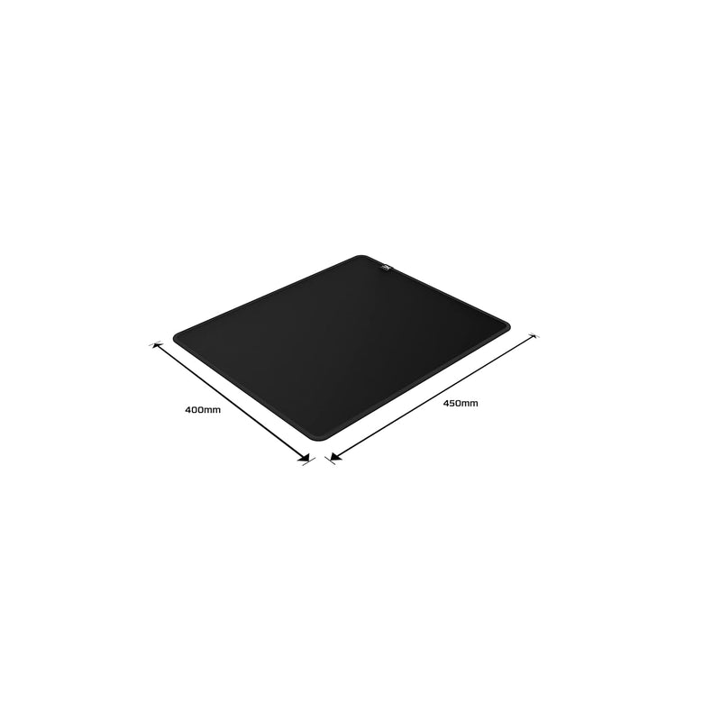 HyperX 4Z7X3AA Pulsefire Mat – لوحة ماوس للألعاب – سطح قماش دقيق – خياطة مضادة للاهتراء – قاعدة مطاطية غير قابلة للانزلاق، أسود