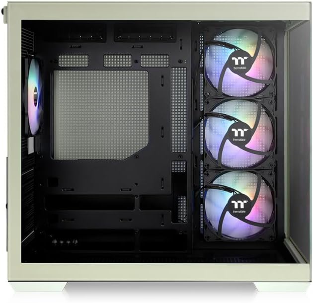 Thermaltake View 380 TG ARGB ATX Case; 4x120mm ARGB Fans Included; Supports Hidden-Connector Motherboard; Front & Side Dual Tempered Glass Panel