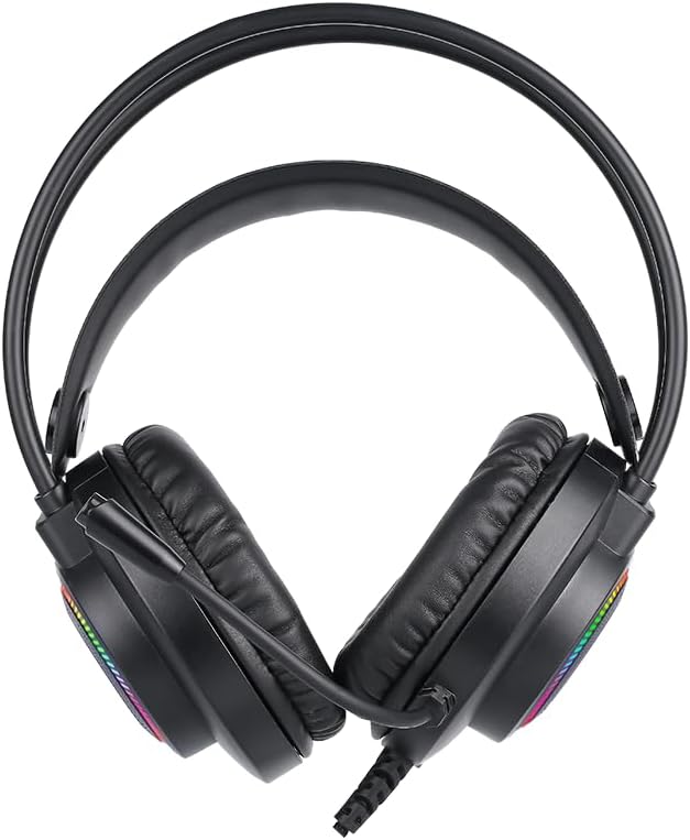 Xtrike Me GH-509 RGB Stereo Gaming Headset – 50mm Drivers, Omnidirectional Mic, 3.5mm + USB, 2.1m Cable – Compatible with PC, PS4, Xbox One & Mobile