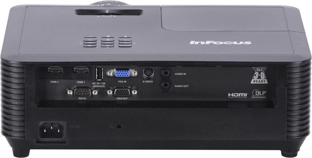 InFocus Genesis IN119BB High-Brightness DLP Projector with 15,000-Hour Lamp Life, Dual HDMI, Gaming Mode & USB Power