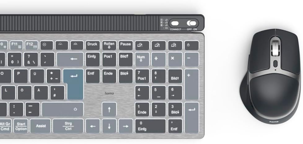 Hama WKM-750 Wireless Keyboard Mouse Set
