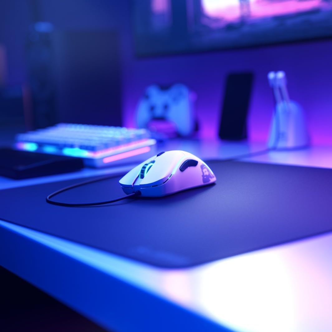 Glorious Model D- (Minus) Wired Gaming Mouse - 61g Superlight Honeycomb Design, RGB, Ergonomic, Pixart 3360 Sensor, Omron Switches, PTFE Feet, 6 Buttons