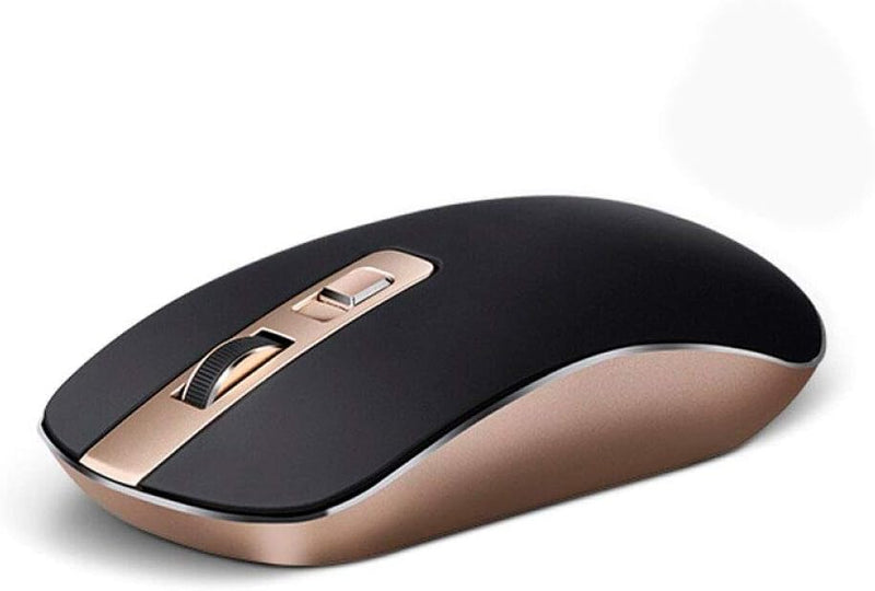 HP S4000 Black Wireless Mouse - Ambidextrous Silent Optical Sensor Resolutions up to 1600 DPI