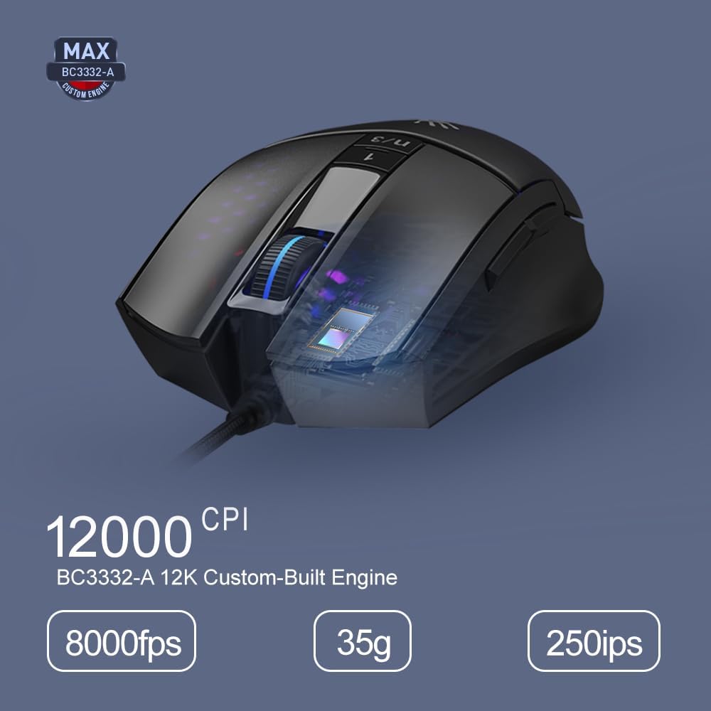 ماوس الألعاب السلكي Bloody L65 Max Honeycomb خفيف الوزن
