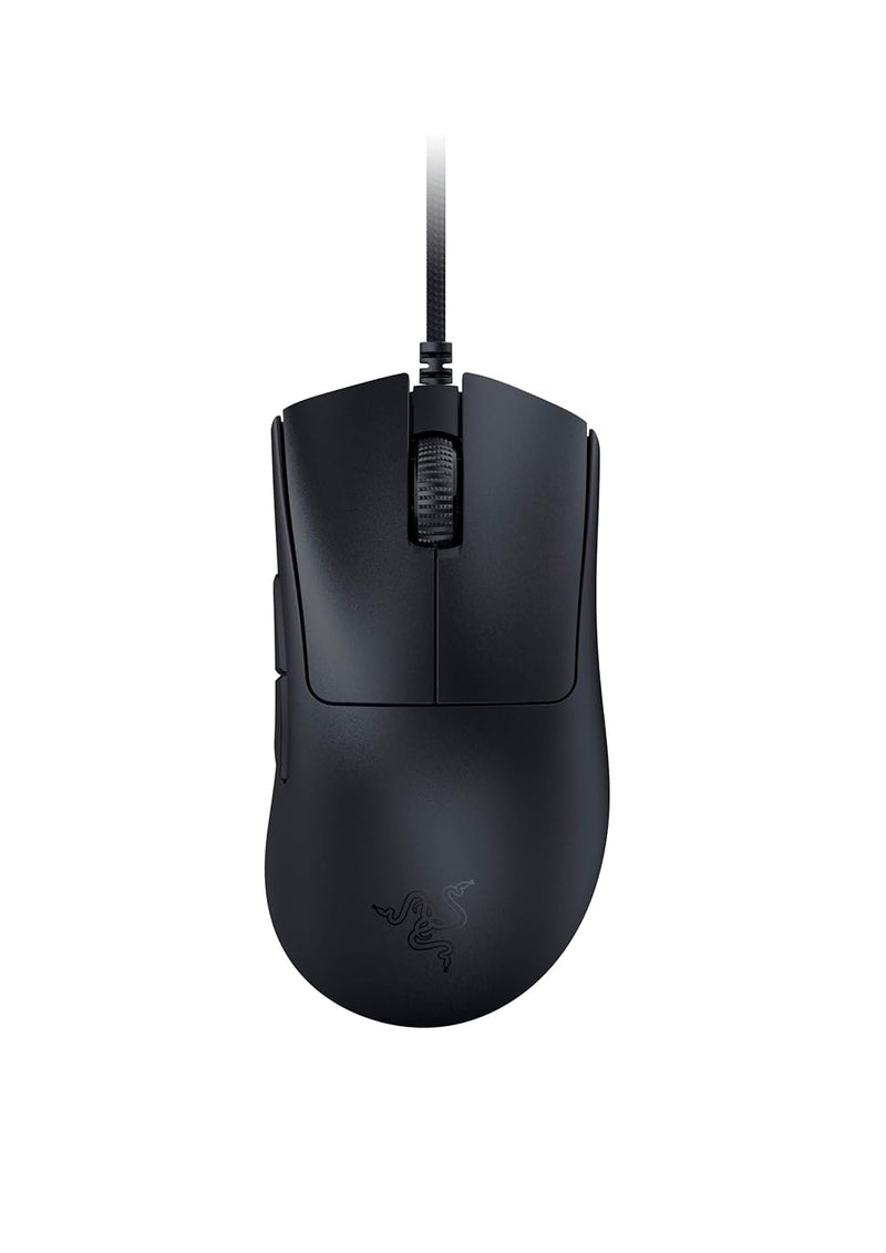 Razer DeathAdder V3 Wired Gaming Mouse: 59g Ultra Lightweight - Focus Pro 30K Optical Sensor - Fast Optical Switches Gen-3 - 8K Hz HyperPolling - 6 Programmable Buttons - Ergonomic- Black