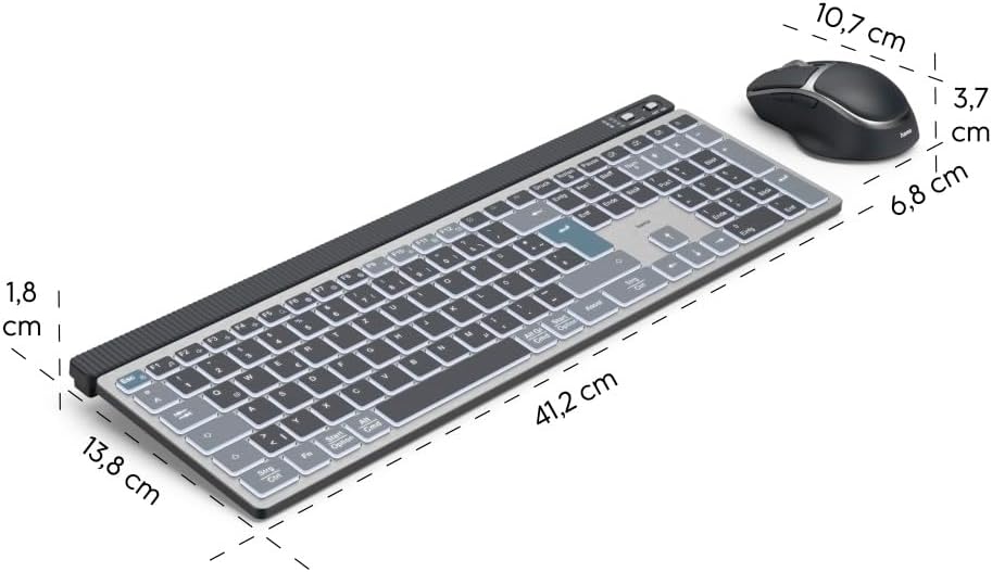 Hama WKM-750 Wireless Keyboard Mouse Set