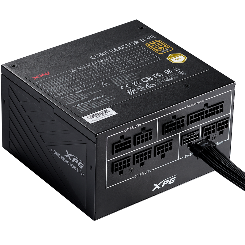 XPG CORE REACTOR II VE 850W 80 Plus Gold ATX 3.1 Full Modular PSU