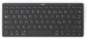 لوحة مفاتيح Hama KEY4ALL X510 بلوتوث، سوداء، مدمجة، تخطيط QWERTY أمريكي، 78 مفتاح، آلية مقصية، لأنظمة iOS وAndroid وWindows