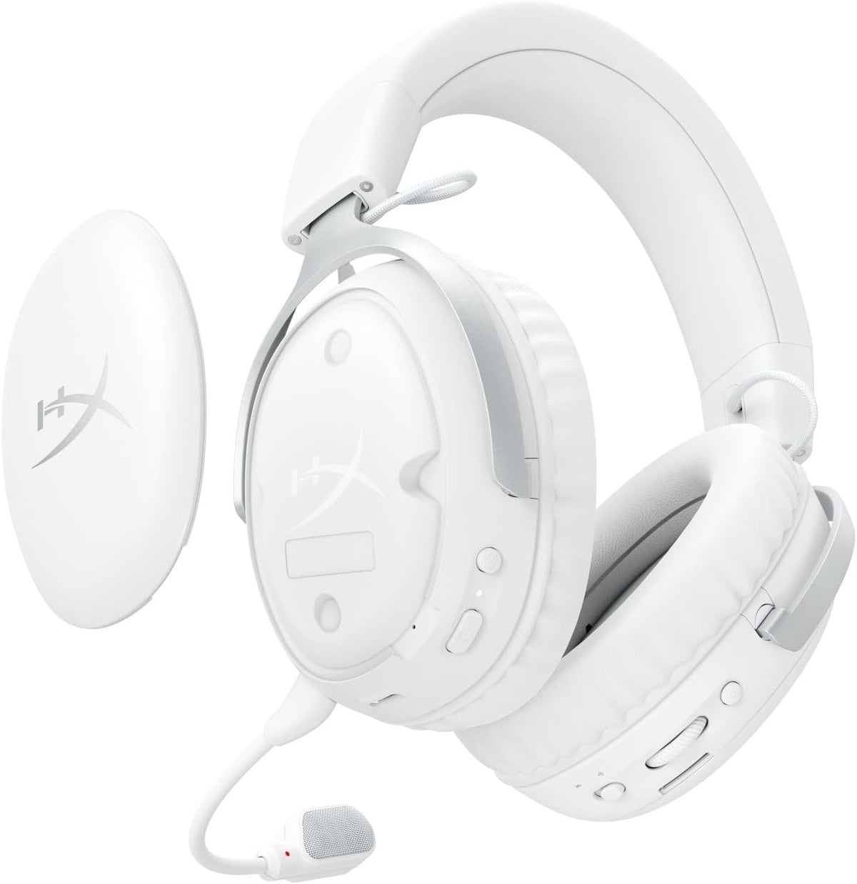 HyperX Cloud III S Wireless Gaming Headset , 2.4GHz & Bluetooth 5.3 , Up to 120H Battery , 53mm Angled Drivers , Detachable 10mm Mic , DTS Headphone:X Spatial Audio  PC, PS5, Switch & Mobile