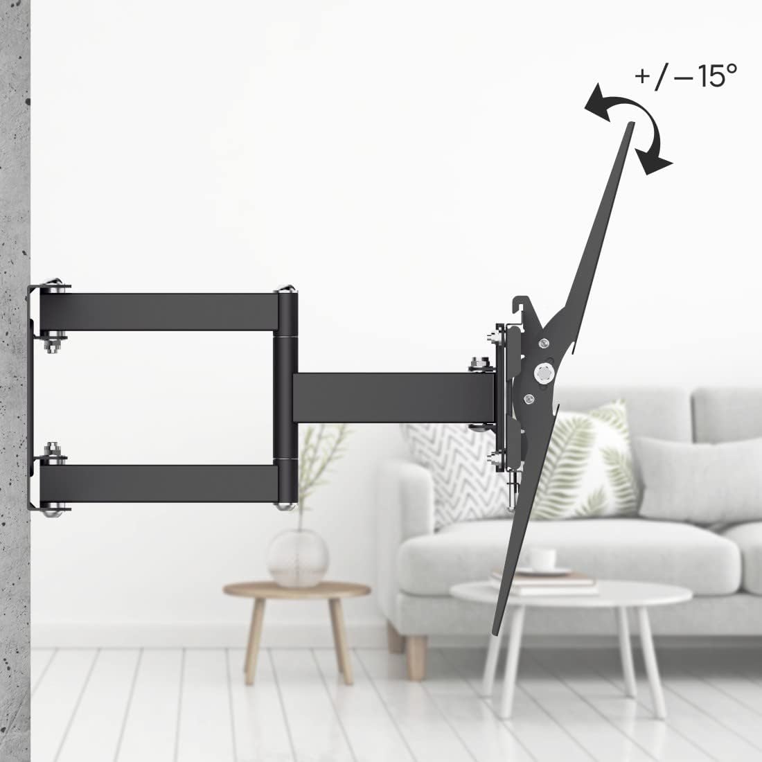 Hama TV Wall Bracket – Swivel, Tilt & Pull-Out 165 cm (65″) up to 40 kg