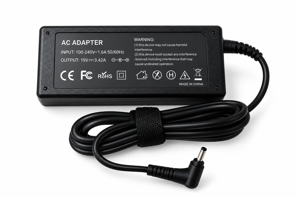 iPower 65W Laptop AC Charger for Dell, 19.5V 3.34A Power Adapter, 4.5 × 3.0mm DC Connector, Model 1650, Replacement Charger for Compatible Dell Laptops