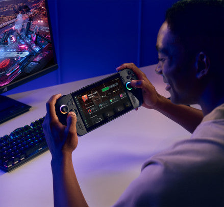أسوس ROG Xbox Ally (2025) RC73XA - شاشة 7 بوصة FHD 120 هرتز - معالج AMD Ryzen Z2 A - ذاكرة عشوائية 24 جيجابايت - قرص تخزين SSD بسعة 1 تيرابايت - بطاقة رسومات AMD Radeon