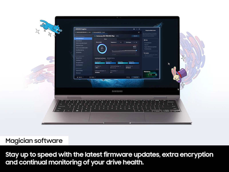 Samsung 990 EVO Plus 2TB NVMe PCIe Gen 5.0 M.2 SSD – Up to 7,250 MB/s Read, 6,300 MB/s Write, Intelligent TurboWrite 2.0, HMB Technology