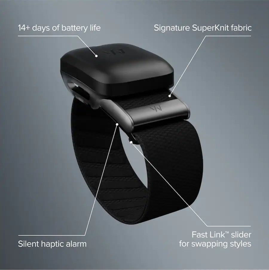 WHOOP 5.0 Peak Health & Fitness Tracker, 12-Month Membership, Sleep, Recovery, Strain, Stress & Healthspan Tracking, 14+ Day Battery Life, Obsidian