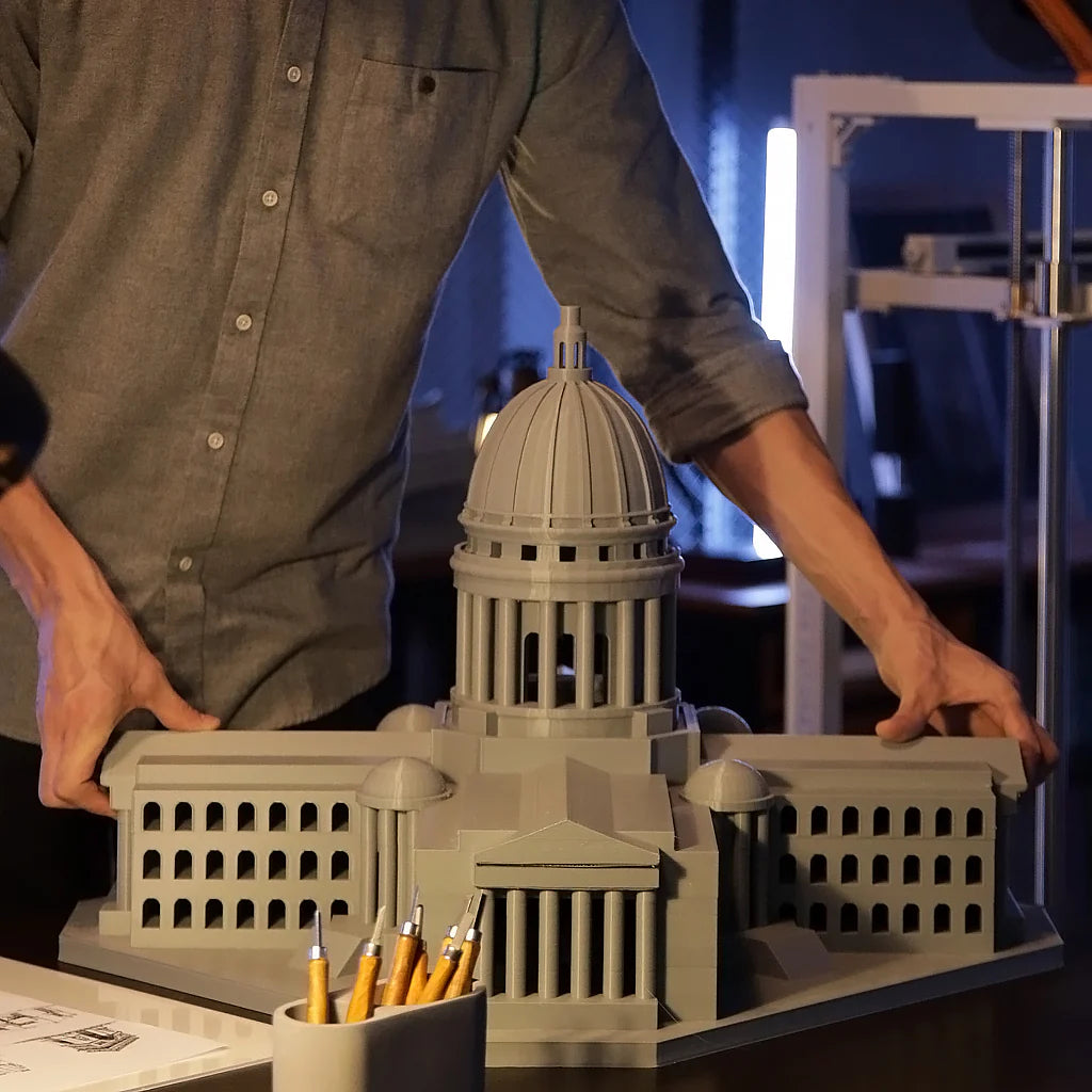 Elegoo OrangeStorm Giga — Industrial Large-Format FDM 3D Printer, 800×800×1000 mm Build Volume, 300 °C High-Temp Nozzle, Multi‑Nozzle, High-Speed & Precise Printing