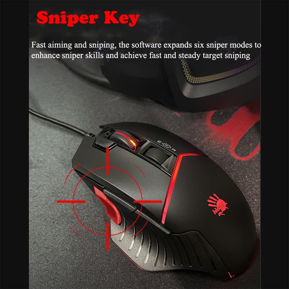Bloody W95 Max 12000 CPI Ultra Core 3 & 4 Activated Extra Fire RGB