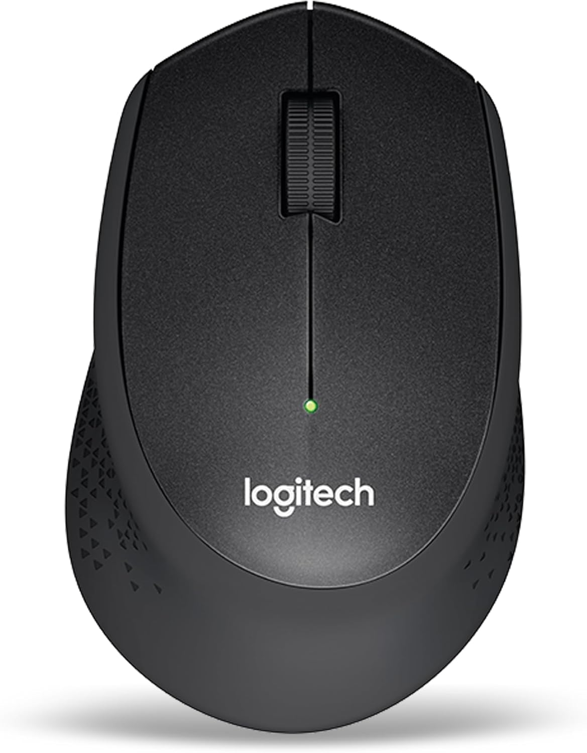 ماوس لوجيتك M330 سايلنت بلس لاسلكي، نقرات هادئة SilentTouch، تصميم مريح لليد اليمنى، تتبع عالي الدقة، نطاق لاسلكي 10 أمتار، مستقبل USB، عمر بطارية 24 شهر، أسود