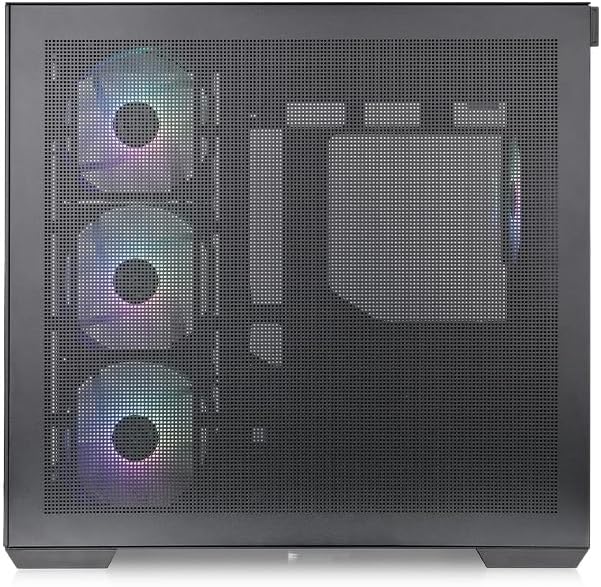 Thermaltake View 380 TG ARGB ATX Case; 4x120mm ARGB Fans Included; Supports Hidden-Connector Motherboard; Front & Side Dual Tempered Glass Panel