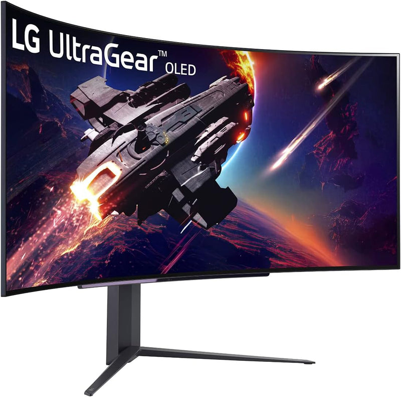 LG 45GR95QE-B 45'' Ultragear™ OLED Curved Gaming Monitor WQHD with 240Hz Refresh Rate 0.03ms Response Time