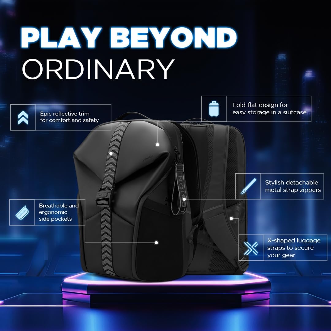 حقيبة ظهر الألعاب Lenovo Legion مقاس 16 بوصة GB700