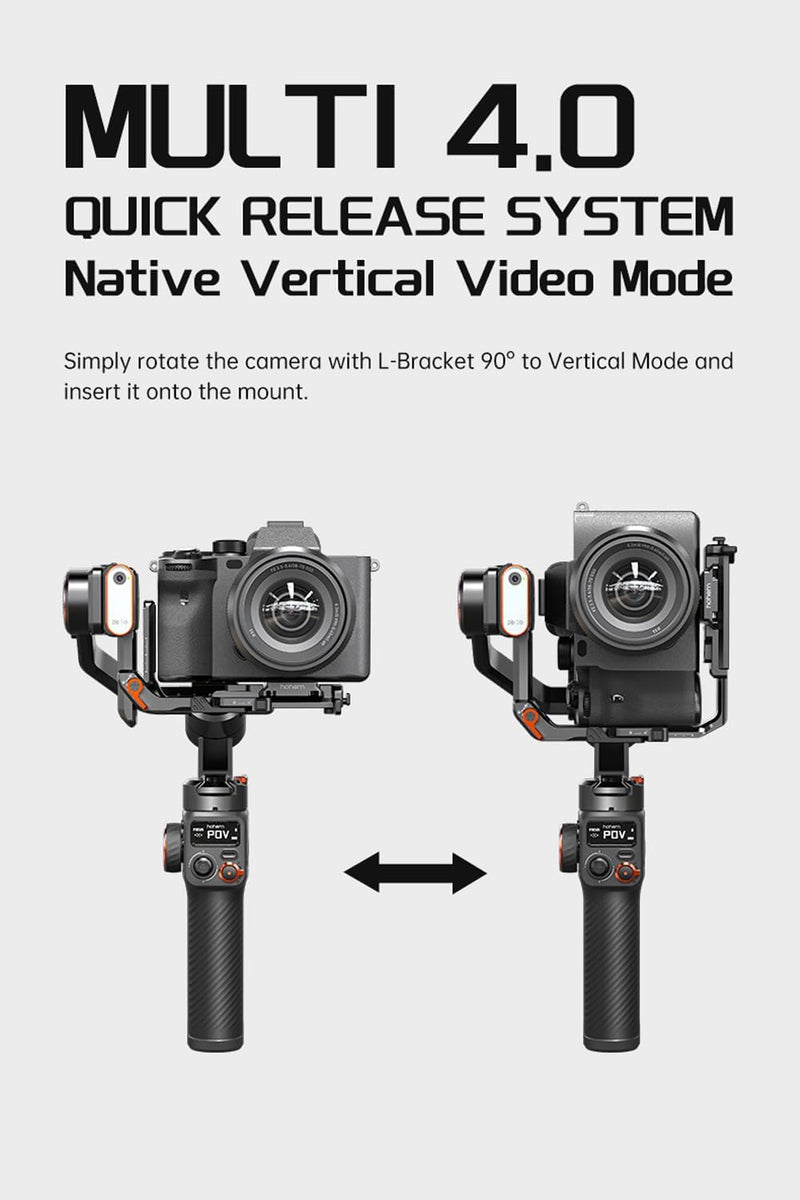 Hohem iSteady MT2 3-Axis Smartphone and Camera Gimbal Stabilizer Kit