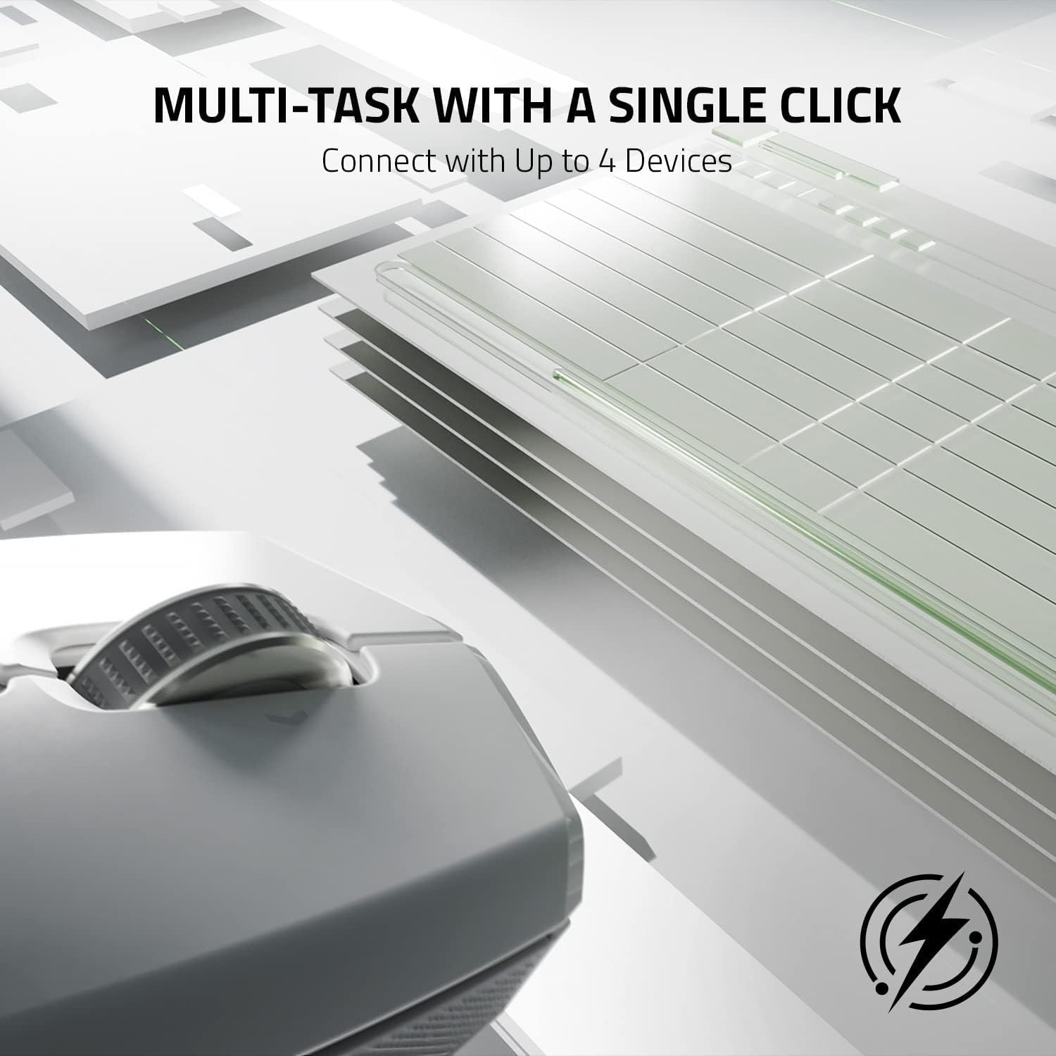 Razer Pro Click Mini – Compact Wireless Productivity Mouse with 12K DPI Sensor, Silent Clicks, and Dual Connectivity