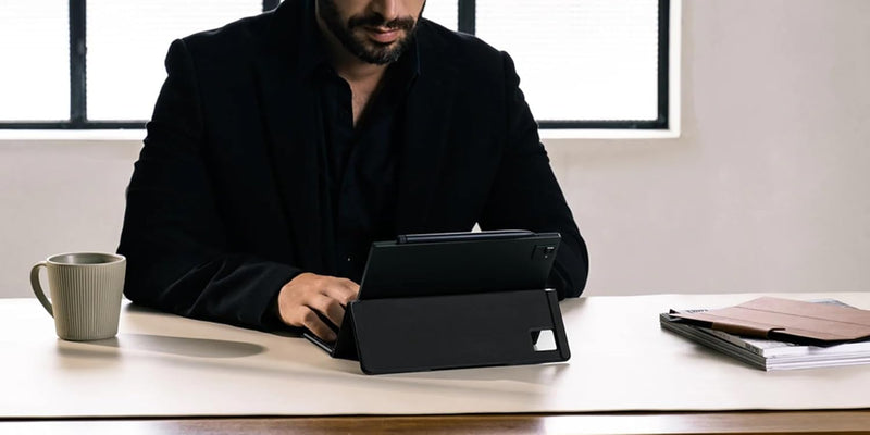 BOOX Tab Ultra Keyboard Case – Magnetic Cover with 64-Key Layout, Built-in Trackpad, Adjustable Viewing Angles, Fingerprint-Resistant Material