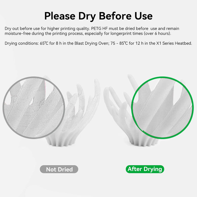 Bamboo lab Refill PETG HF with RFID 3D Printer Filament