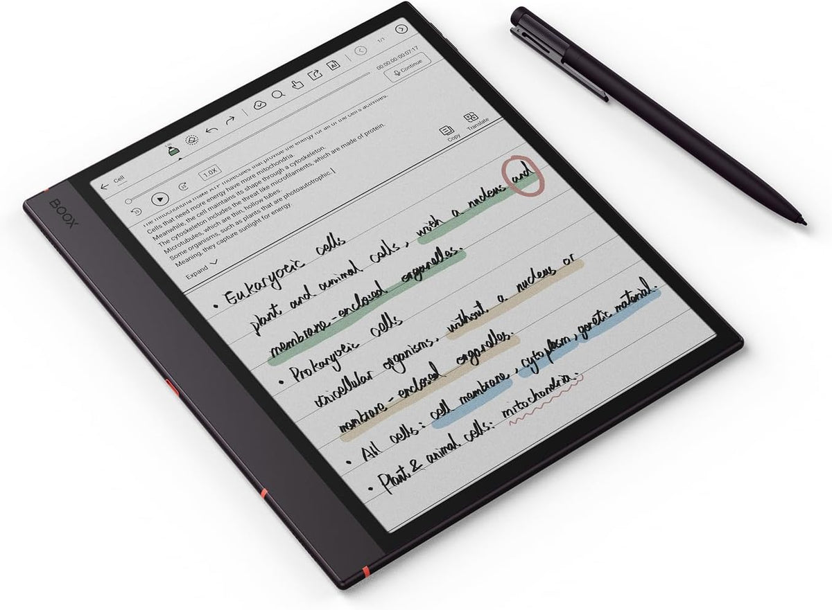 BOOX Note Air6 C 10.3" Color E-Ink Tablet, Kaleido 3 Display, 6GB RAM, 64GB Storage, Android 16, Wi-Fi, Bluetooth 6.0, microSD, Pen3 Included