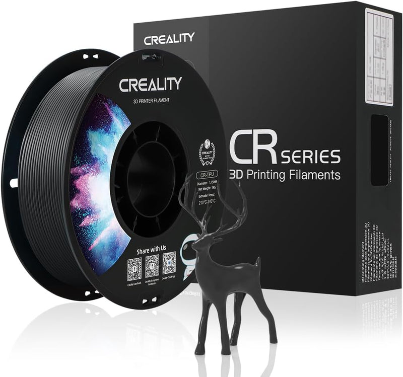 Creality Flexible TPU 3D Printer Filament, TPU 3D Printing Material 1.75mm 1kg