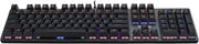 RAPOO V500SE Wired Gaming Keyboard, Backlit Mechanical Keyboard with Metal Cover, Spill Resistance, Individual LED Backlit keys - Black