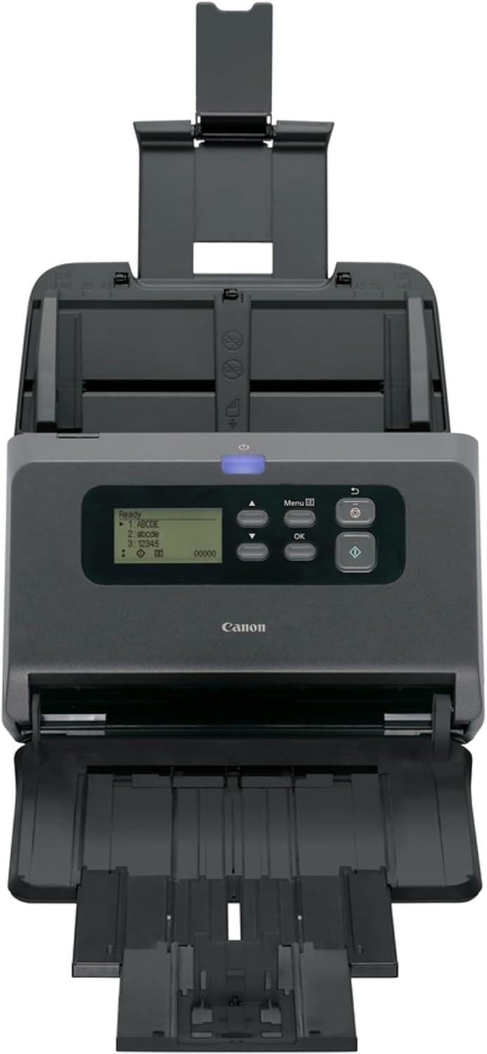 Canon imageFORMULA DR-M260 Desktop Sheet-Fed Scanner – 60 ppm Duplex, 600 dpi, USB 3.1, 90-sheet ADF, LCD Interface