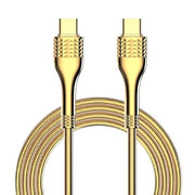 LDNIO LC652C-100W USB-C to USB-C Cable with 480MBps Data Transfer Speed 2M Length, Woven Aluminum Foil Type C Fast Charging