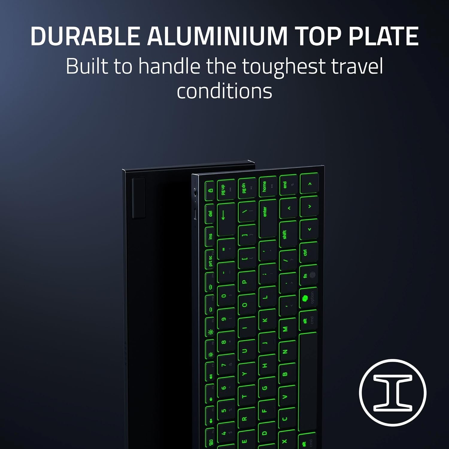 Razer Joro Ultra-Thin Wireless Gaming Keyboard – 75% Layout, Low-Profile Scissor Switches, RGB, Bluetooth + USB-C