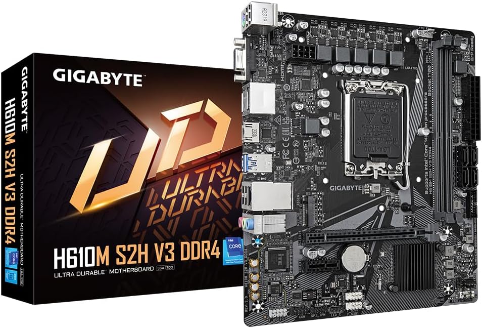 اللوحة الأم Gigabyte H610M S2H V3 DDR4