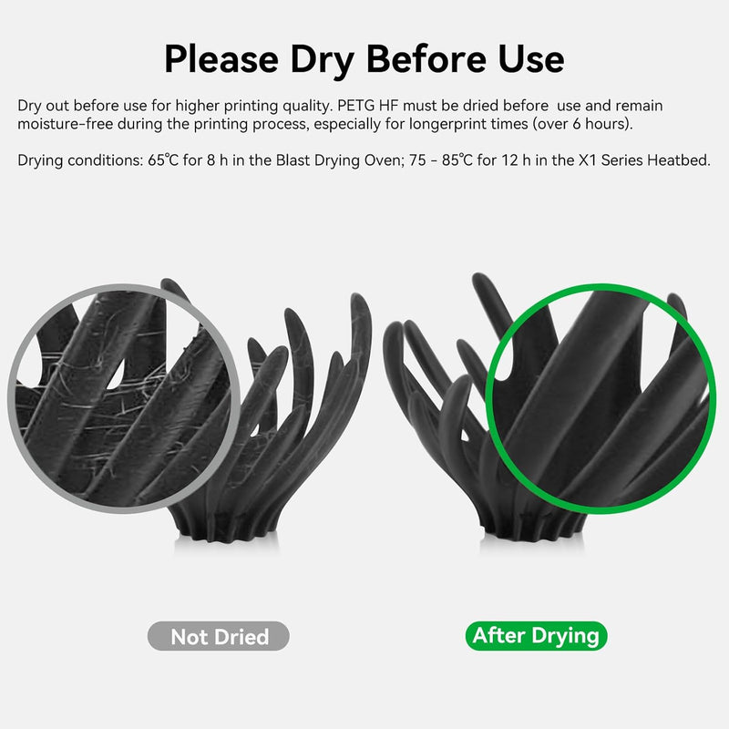 Bamboo lab Refill PETG HF with RFID 3D Printer Filament