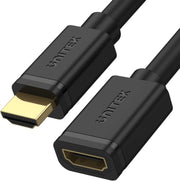Unitek Y-C166K 4K 60Hz High Speed HDMI 2.0 Extension Cable 3M / HDMI (M) - HDMI (F) / Supports 3D Display and HDCP2.2 / Dolby TrueHD / Bi-Directional