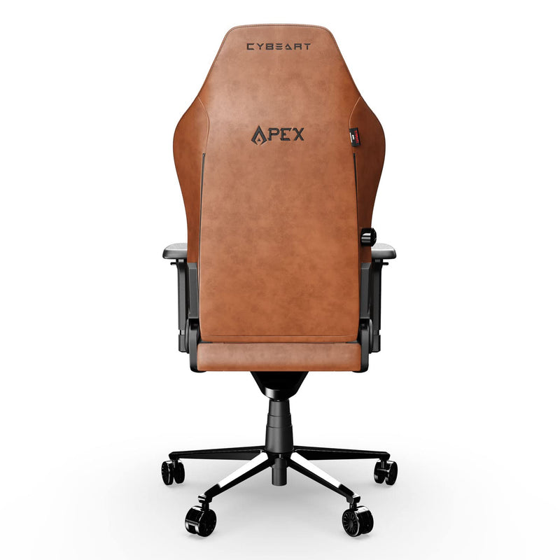 Cybeart | Vintage (Brown) Gaming/Office Chair | 4D Armrest | Inbuilt Lumbar Support | Supreme PU Leather, Ergonomic, Recline & Tilt