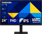 Samsung Essential S3 S30GD 24" FHD IPS Monitor – 100Hz, 5ms GTG, 250 nits, 178° Viewing Angle, VESA Mount, HDMI Input