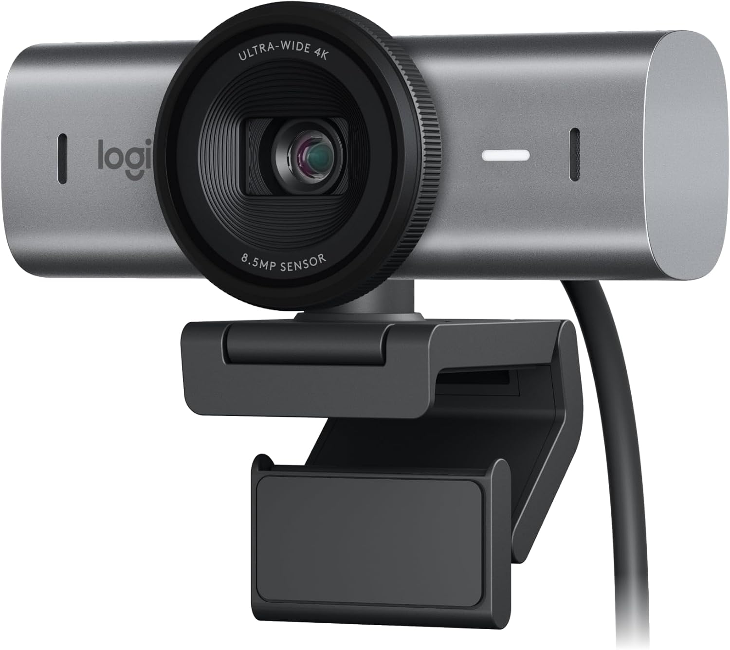 Logitech MX Brio 4K Webcam – AI‑Enhanced Ultra HD, USB‑C, Dual Beamforming Mics, Show Mode & Privacy Shutter