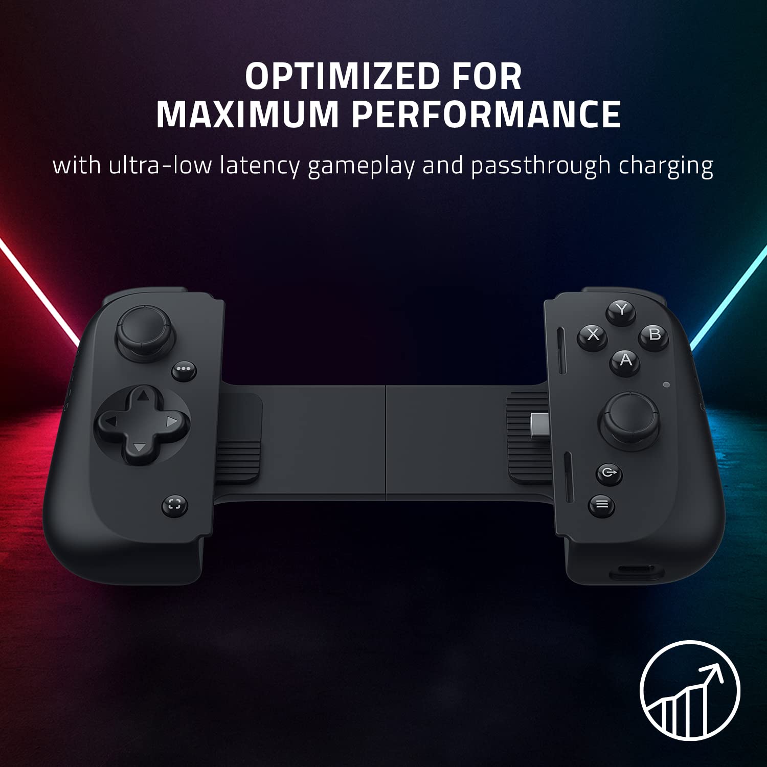 Razer Kishi V2 for Android – Universal Mobile Gaming Controller with USB-C, Ergonomic Design, and Razer Nexus App Support