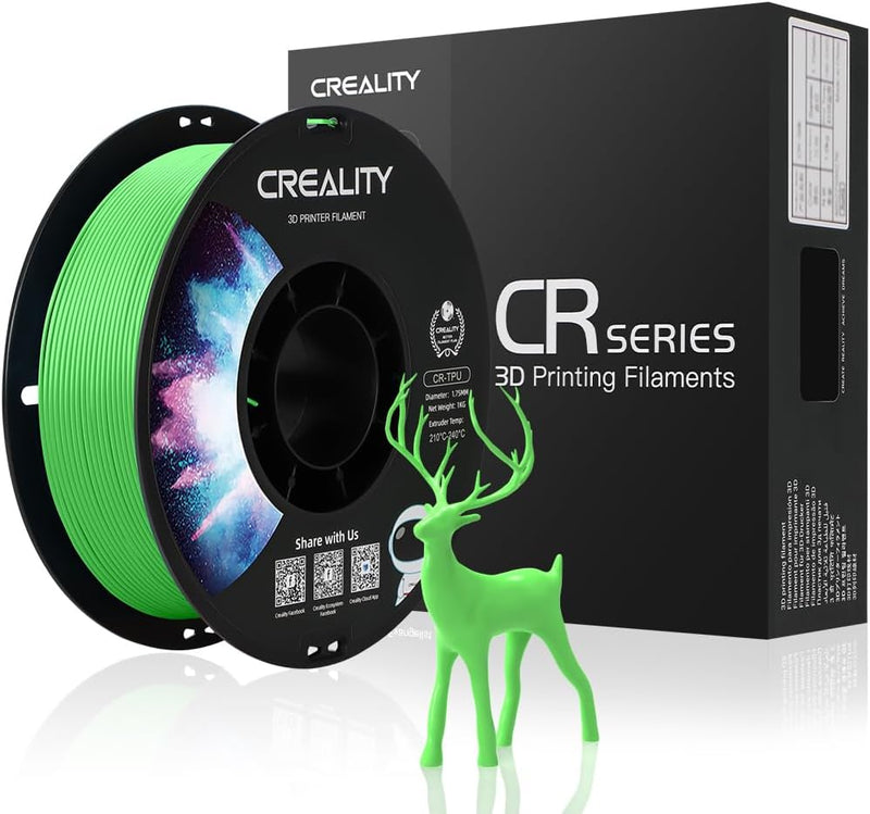 Creality Flexible TPU 3D Printer Filament, TPU 3D Printing Material 1.75mm 1kg