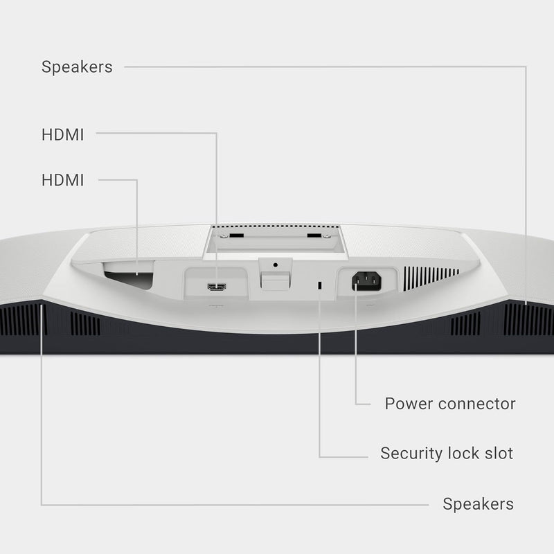 Dell S2725HS 27 Inch Monitor, FHD (1920x1080) Display, 100Hz Refresh Rate, 1500:1 Contrast Ratio, TÜV Rheinland Eye Comfort 4 Star, Integrated 2x5W Speaker, Height/Tilt/Swivel/Pivot- Ash White Color