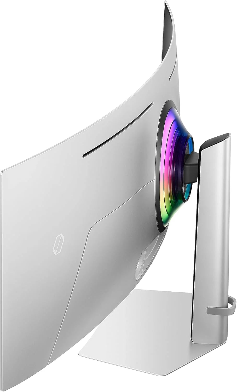 شاشة سامسونج أوديسي OLED G9 مقاس 49 بوصة منحنية فائقة العرض للألعاب – 1440 بكسل، HDR، 240 هرتز (بدون مكبرات صوت مدمجة)