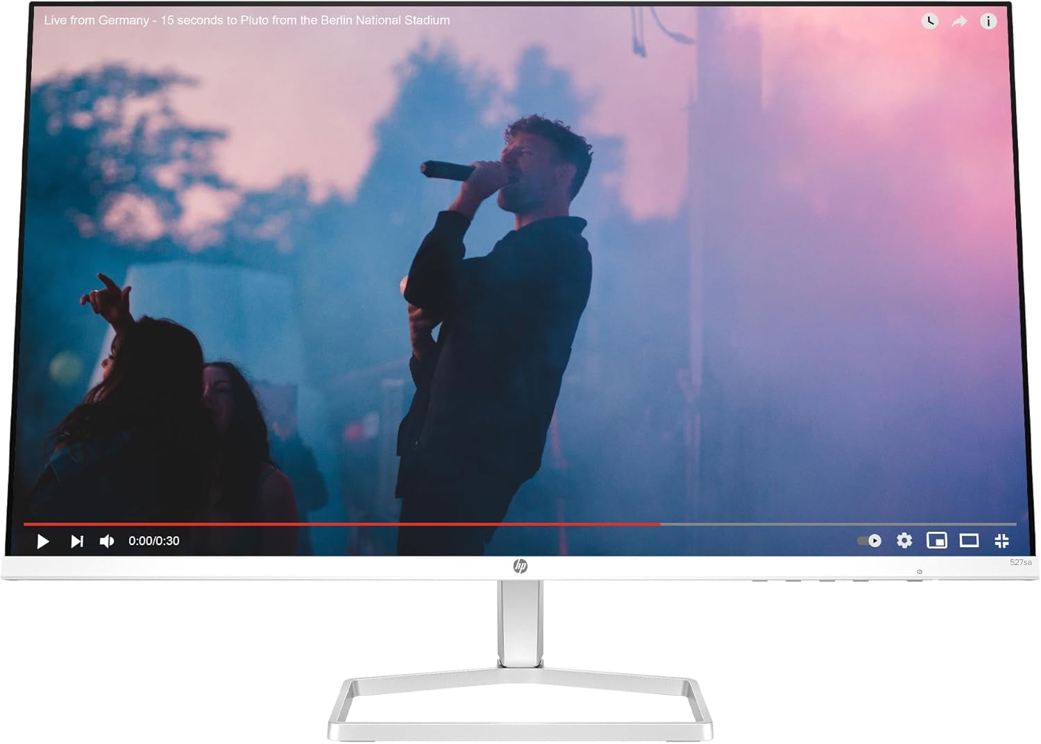 HP Series 5 27" FHD White Monitor – 527sw (94F46AS), IPS Panel, 100Hz, 99% sRGB, HDMI & VGA, Eye Ease, Tilt Stand