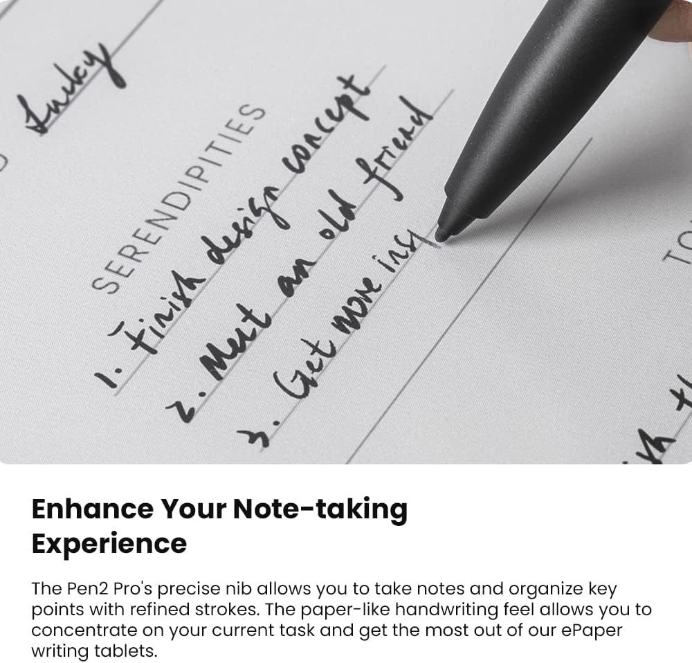 قلم BOOX Magnetic Pen2 Pro مع ممحاة لا تستخدم على Tab X C Go Color 7 Gen II Go 7