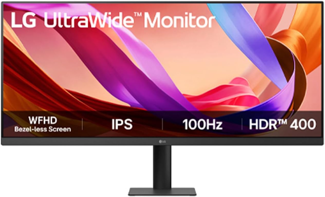LG 34U511A-B 34″ UltraWide 21:9 WFHD IPS Monitor – 2560×1080, 100Hz, sRGB 99%