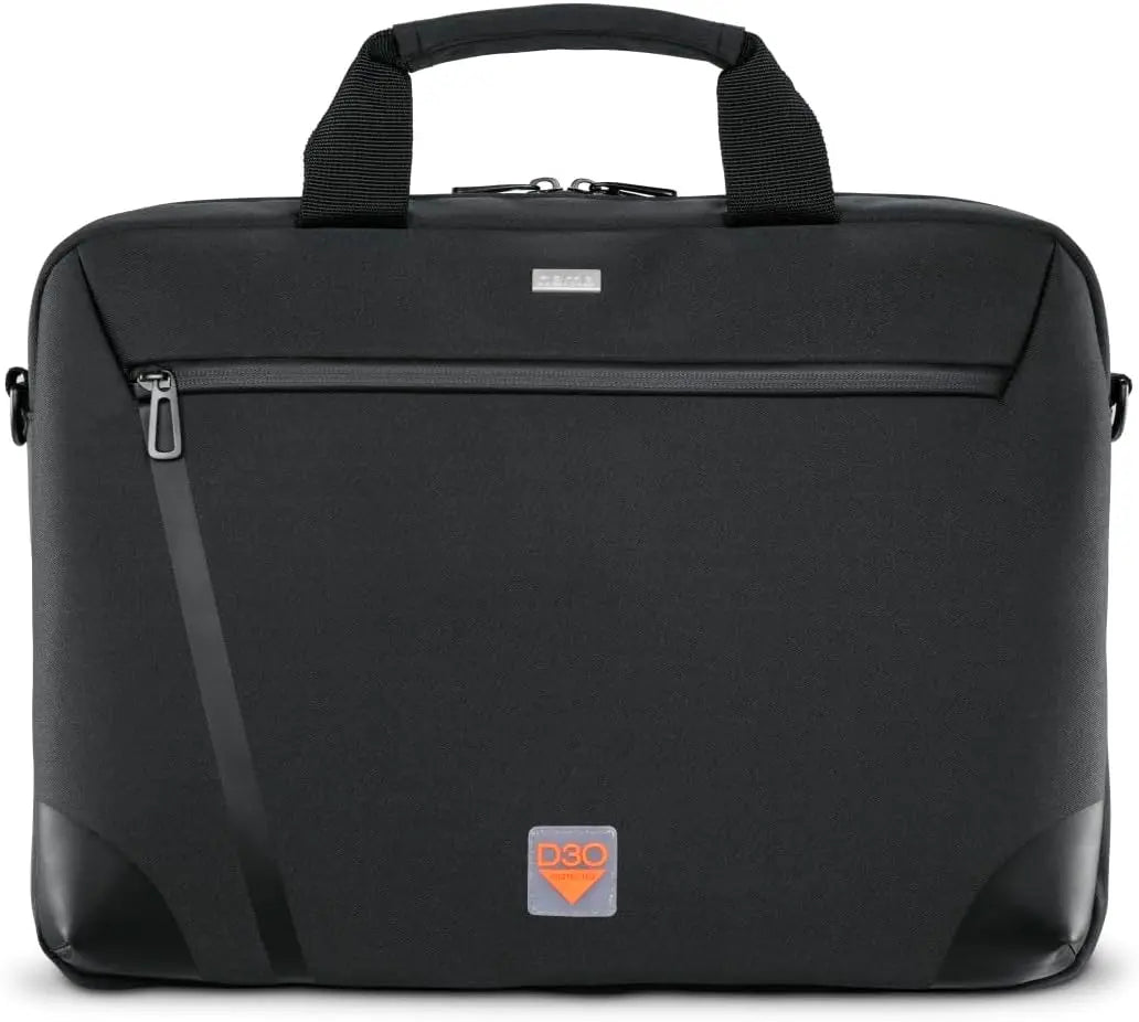 Hama Extreme Protect Shockproof Laptop Bag for 13.3"–14.1" Laptop | D3O® Impact Protection , Water-Repellent , Padded Compartment , Organizer Pocket , Trolley Strap , Black