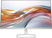 شاشة HP Series 5 مقاس 23.8 بوصة FHD بيضاء - 524sw (94C21AS)، لوحة IPS، 100 هرتز، 99% sRGB، HDMI وVGA، راحة للعين، حامل إمالة