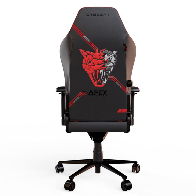 CYBEART | Apex Signature Edition (Red) Gaming/Office Chair | 4D Armrest | Inbuilt Lumbar Support | Supreme PU Leather, Ergonomic, Recline & Tilt